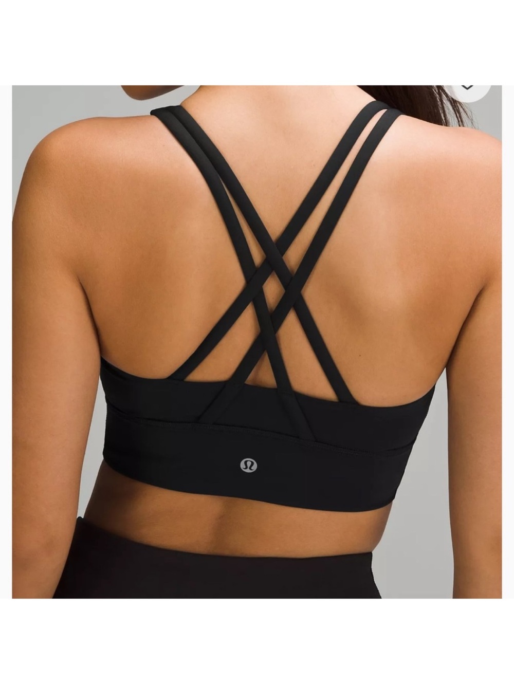 Lululemon Energy Bra *Medium Support, B–D Cups
Black